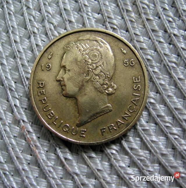 Francuska Afryka Zachodnia 25 Frank 1956r Kalisz