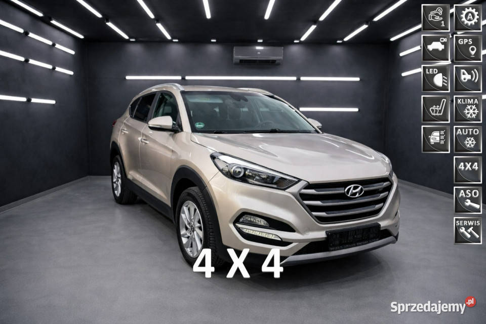 Hyundai Tucson 4X4automat16 TURBO benzynakamera kamera cofania Żabno sprzedam