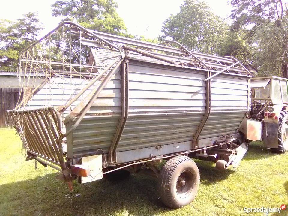 Przyczepa samozbierająca T055 nieuszkodzony Lubola