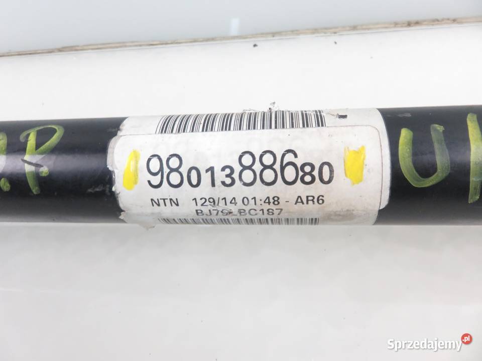 PÓŁOŚ PRAWA PRZEDNIA CITROEN C3 II 10 VTi Układ napędowy