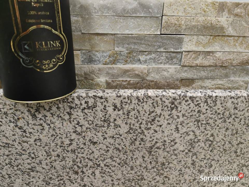 Stopień granitowy G682 Yellow Pink płomieniowany Gdynia