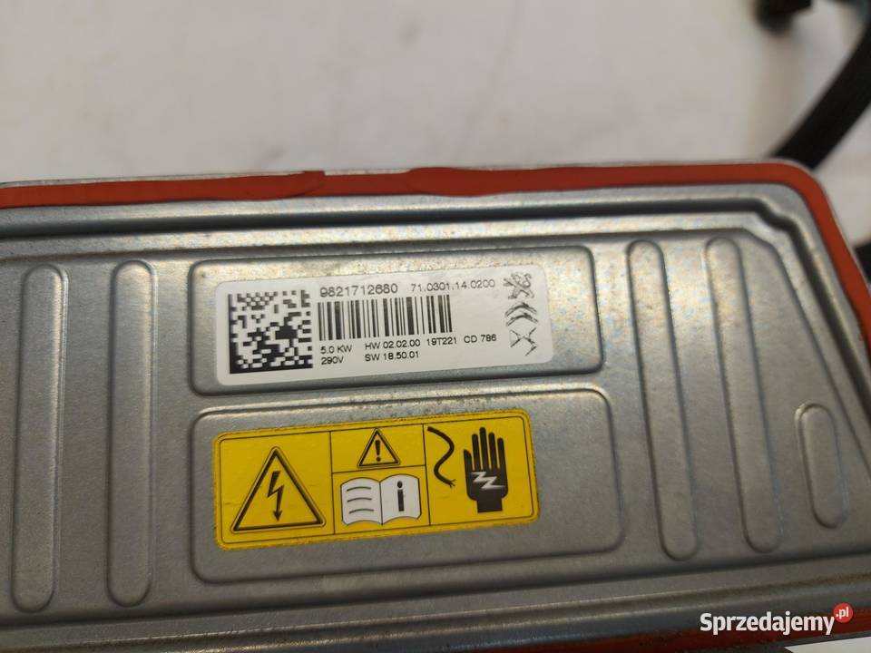 PEUGEOT 508 II Opornica nagrzewnicy 9821712680 Wentylacja sprzedam