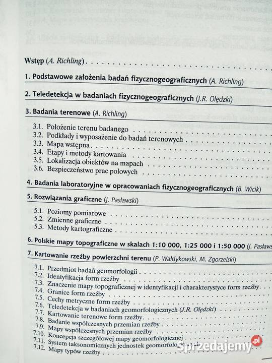 Geograficzne badania środowiska przyrodniczego Warszawa