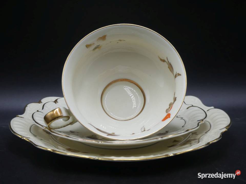 Komplet śniadaniowy Sorau Żary piękne reliefy Poznań