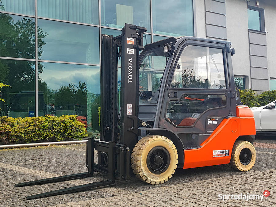 Wózek widłowy Toyota 028FGF25 duplex 33 m 25 Wózki widłowe Kęty