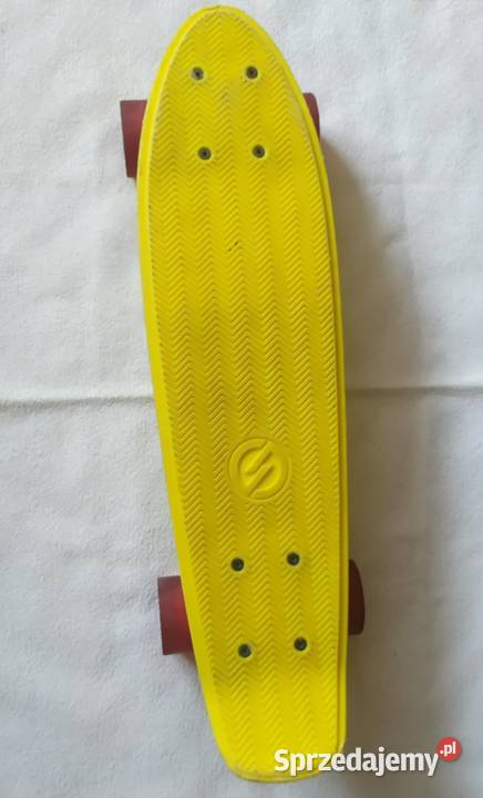 Deskorolka Oxelo Yamba Yellow Red Lato retro Lublin