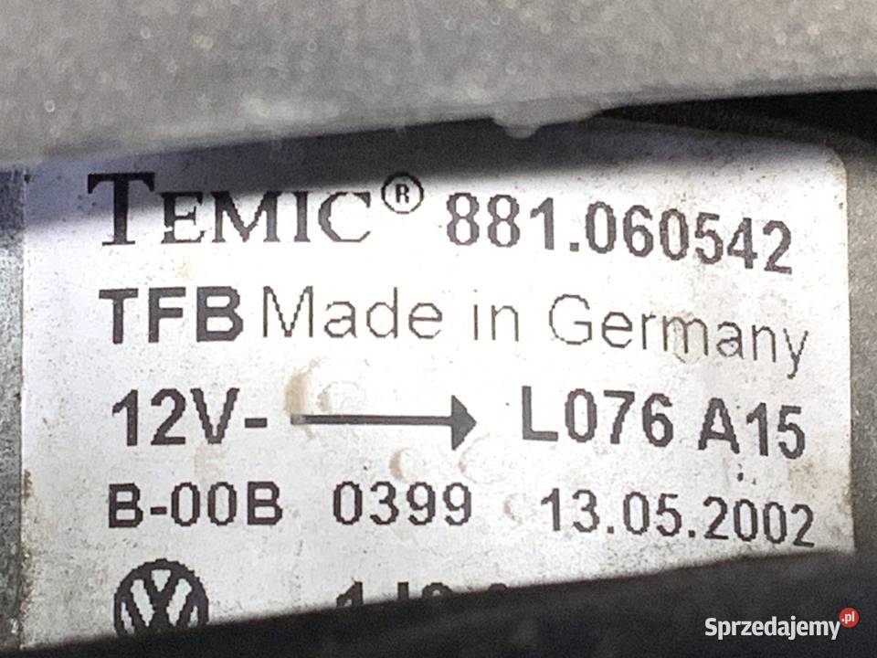 WENTYLATOR CHŁODNICY VW GOLF IV 16 105 9906