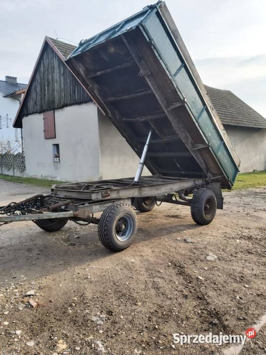 Przyczepa wywrotka d47 zarejestrowana Zator