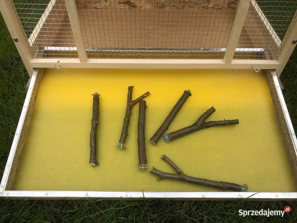 Klatka woliera drewniana ptaków egzotycznych Myszków