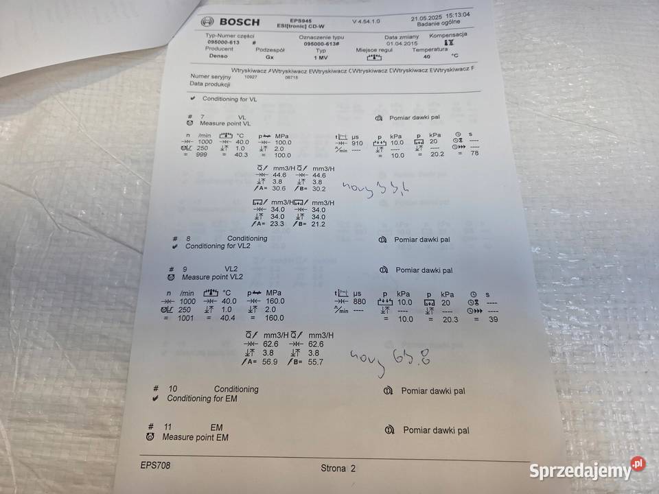 WTRYSKI WTRYSKIWACZE OPEL ASTRA J ZAFIRA C MOKKA osobowe