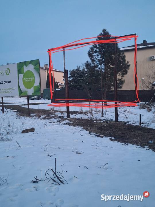 Reklama baner do wynajęcia rama Usługi Kraśnik