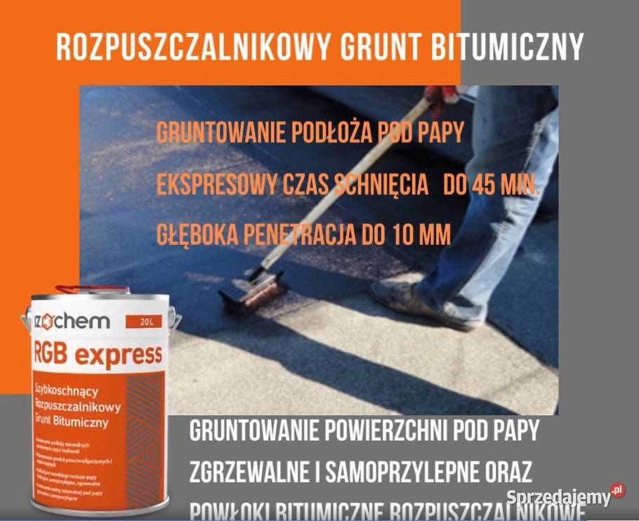 GRUNT pod papę SZYBKOSCHNĄCY RGB EXPRESS nie Lublin