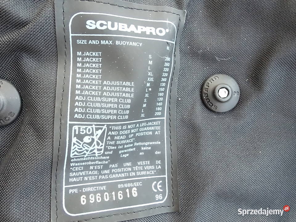 Jacket nurkowy Scubapro BCD Kamizelka Biłgoraj sprzedam