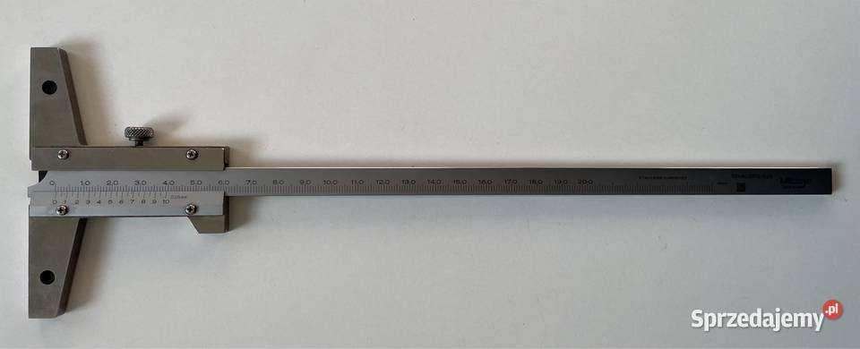 Głębokościomierz MITUTOYO 200 mm Czarnożyły
