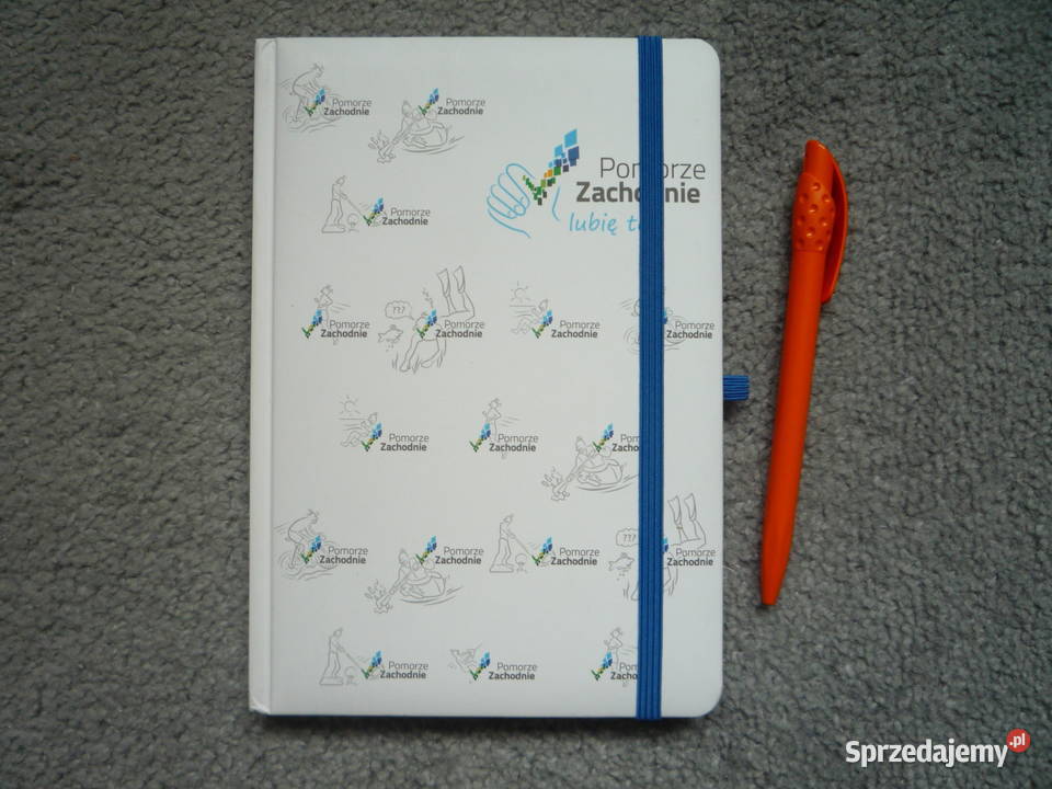 Miękki notes A5 w linię 80 kartkowy na gumkę Szczecin