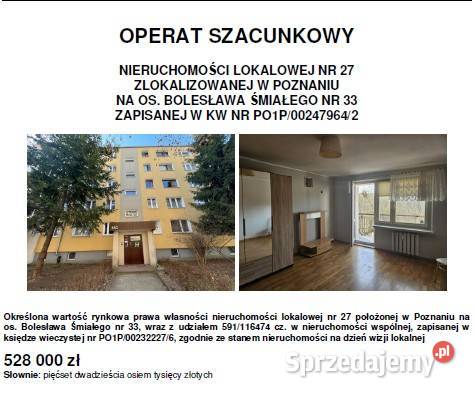 Syndyk sprzeda z wolnej ręki mieszkanie w bloku wielkopolskie Poznań
