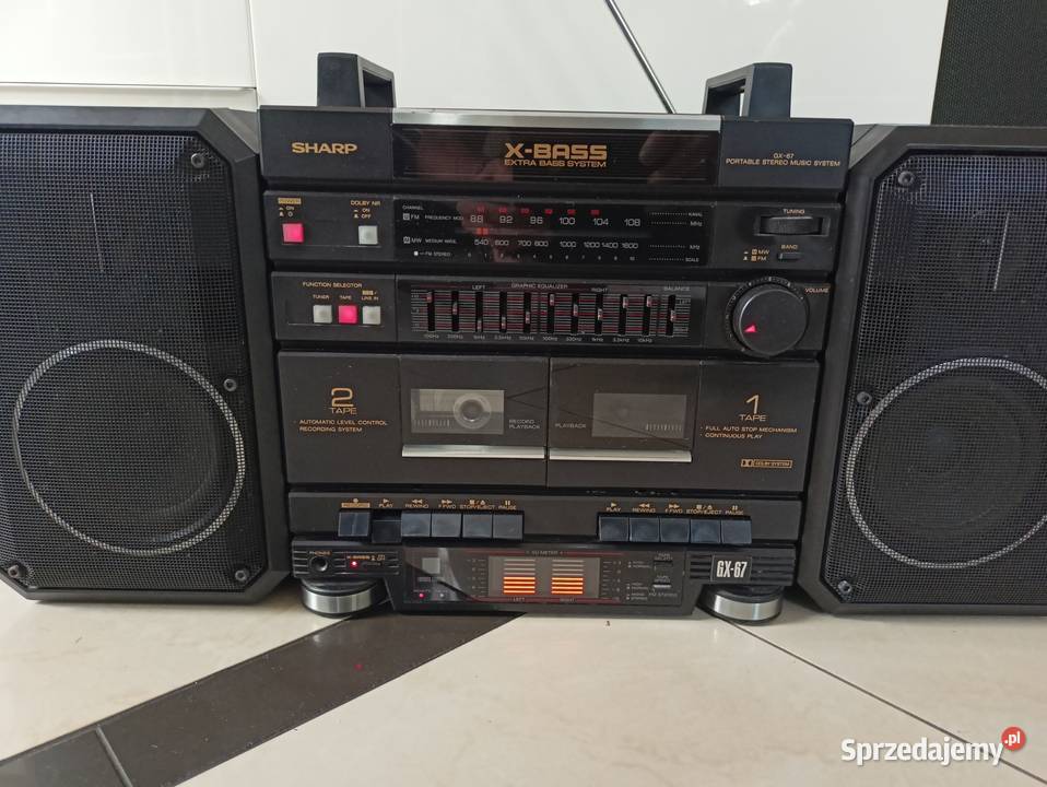 Sharp GX67 radiomagnetofon Sędziszów