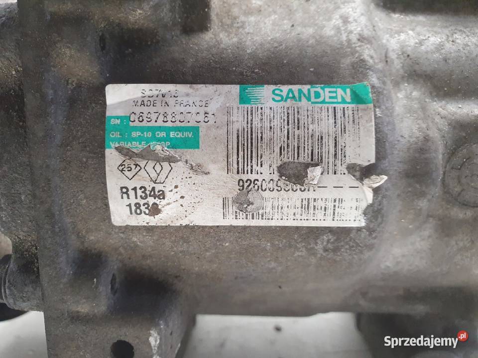 Nissan Qashqai 15 DCI SPRĘŻARKA KLIMATYZACJI osobowe Kompresory klimatyzacji Chełm