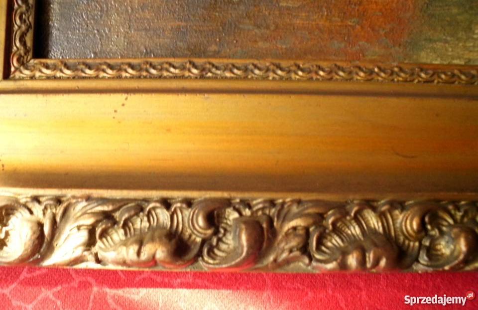 ANTYK Stary obraz olejny sygnowany KGoetze 48 małopolskie Kraków sprzedam