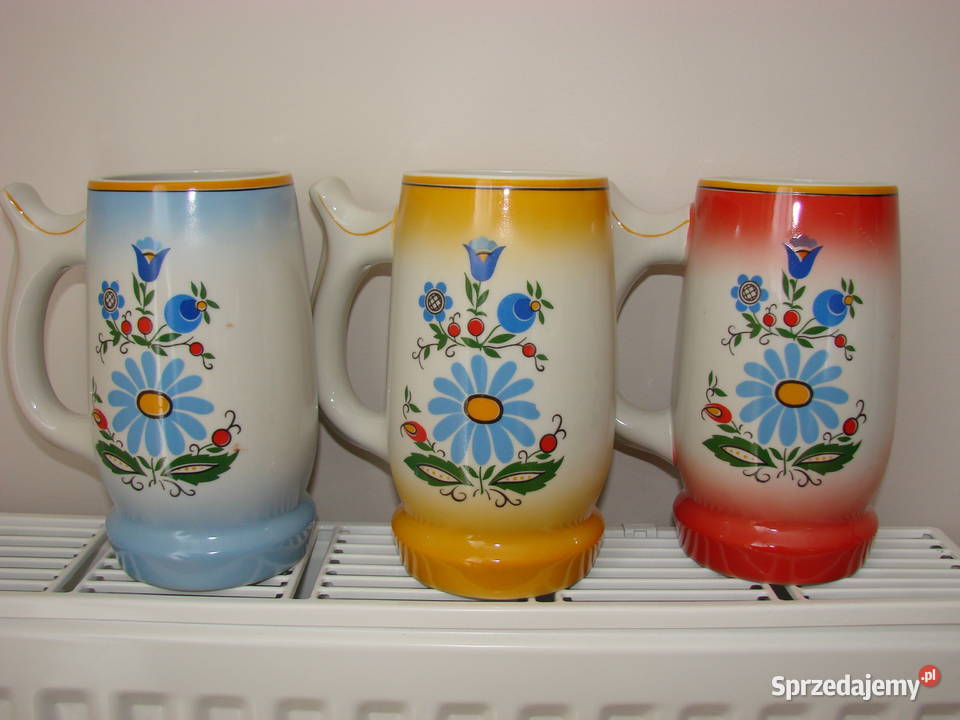 Lubiana wzór kaszubski kufel PRL Pruszcz Gdański sprzedam