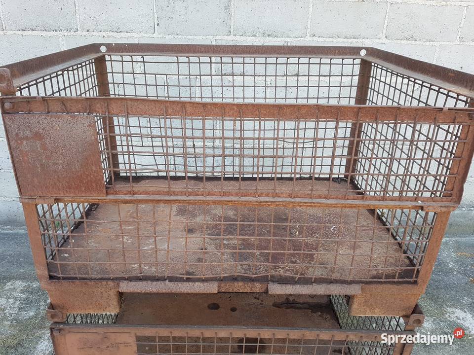 Giterbox pojemnik metalowy siatkowy Magazynowanie Wiskitki
