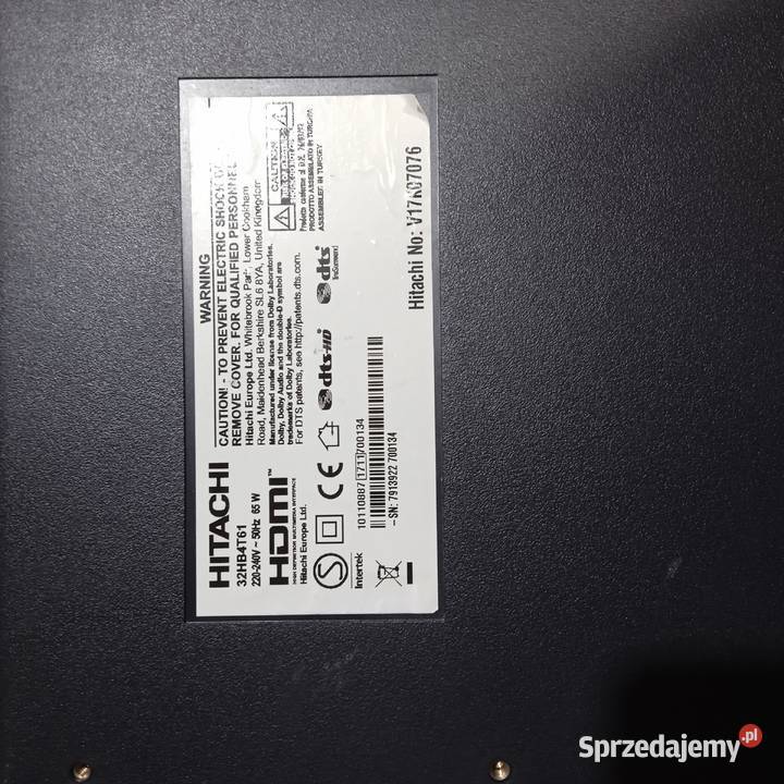 hitachi 32hb4t61 telewizor 32 cale led