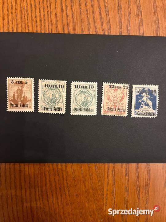 Znaczki pocztowe 1918r znaczki poczty miejskiej Bielsko-Biała