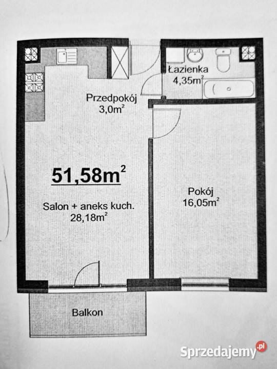 Duże 2pokoje z szybkim dojazdem do Warszawy Piętro 2