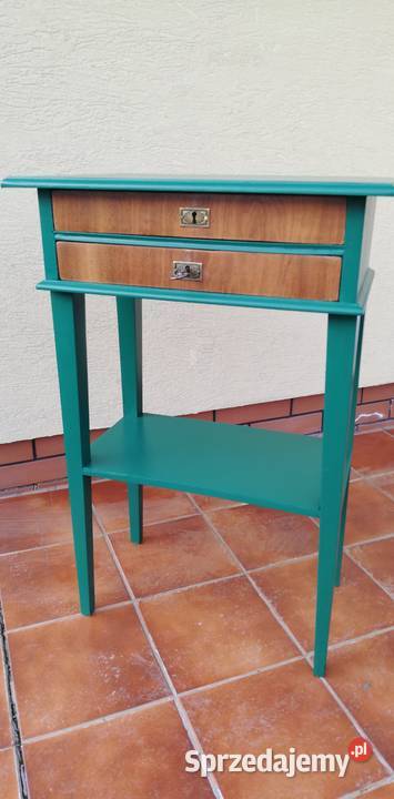 Szafka z szufladami art deco słupek stolik mazowieckie Sulbiny