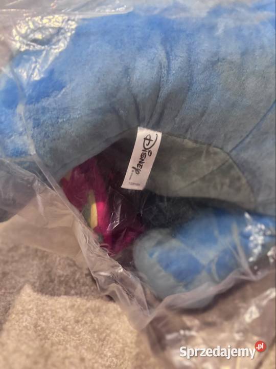 Duży Stich przyjemny w dotyku pluszak 50 niebieski sprzedam