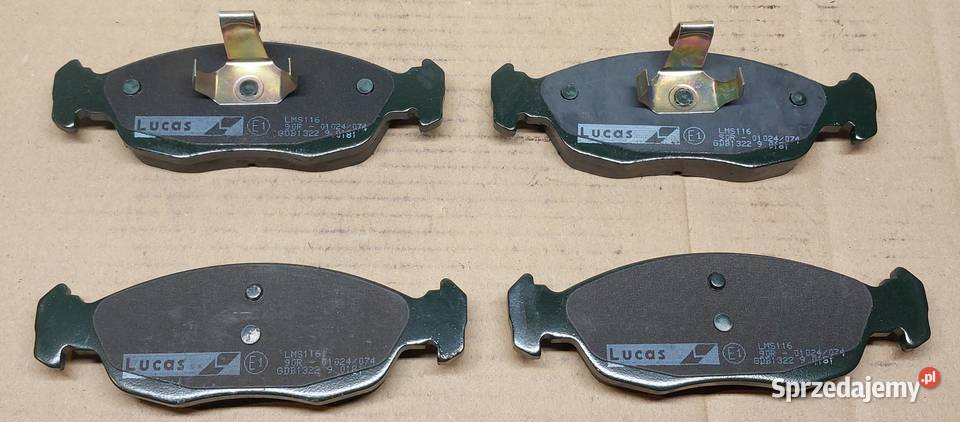 TRW KLOCKI HAMULCOWE PRZÓD CITROEN SAXO PEUGEOT osobowe Mielęcin