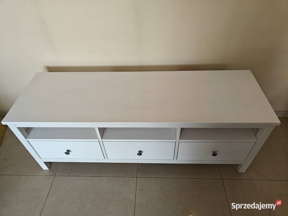Szafka RTV Hemnes Biała 148cm mazowieckie