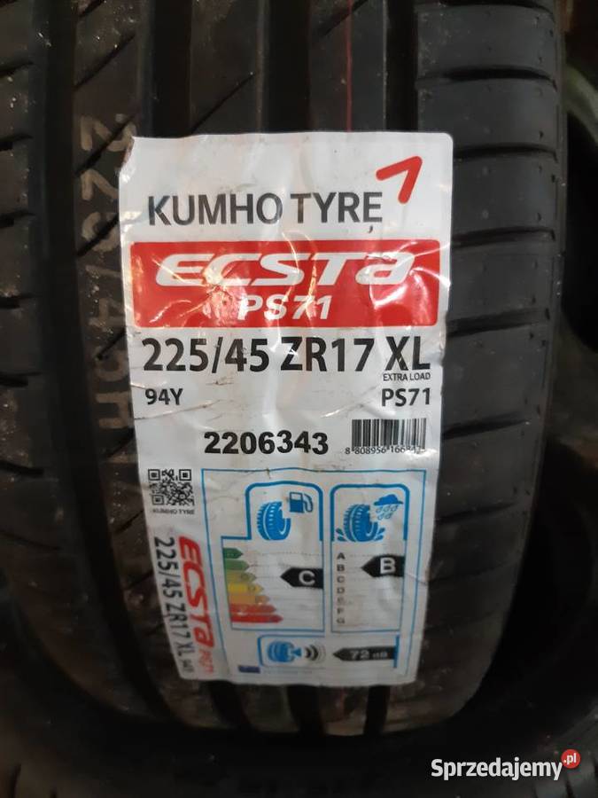 Opony Kumho Tyre Ecsta 71 22545 ZR17 2 17cale Kraków