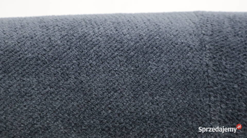 TEJ WYGODNY FOTEL OKAZJA czarny welur tkanina Fotele wielkopolskie