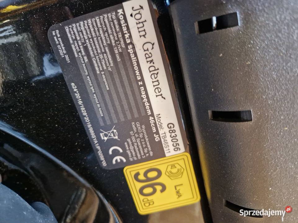 Kosiarka spalinowa z napędem 46 Johyn Gardener Kosiarki spalinowe