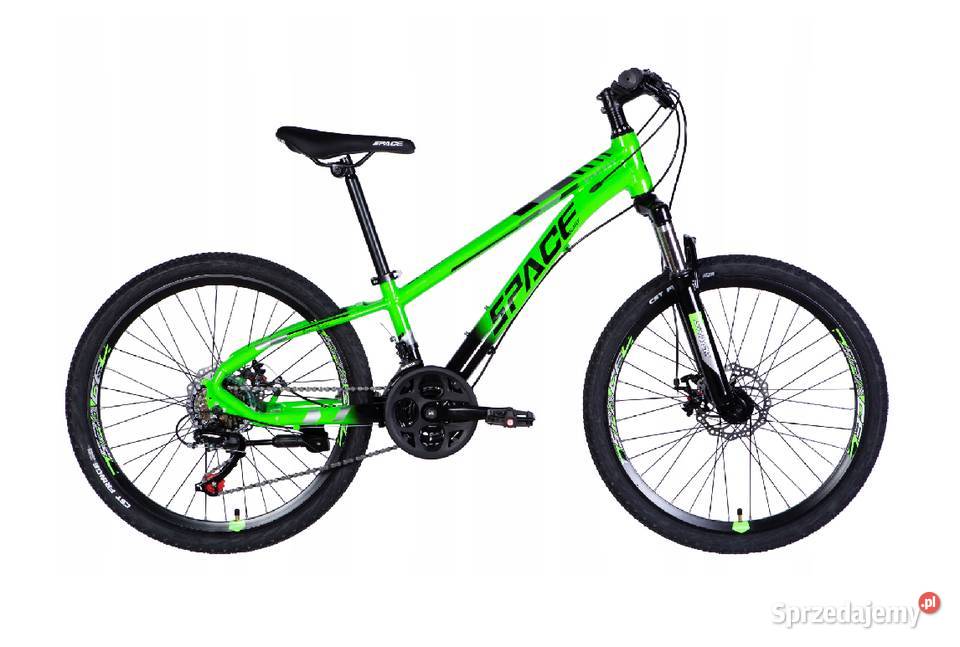 ROWER GÓRSKI MTB SPACE MERCURY 24 CZARNO ZIELONY Skawina sprzedam