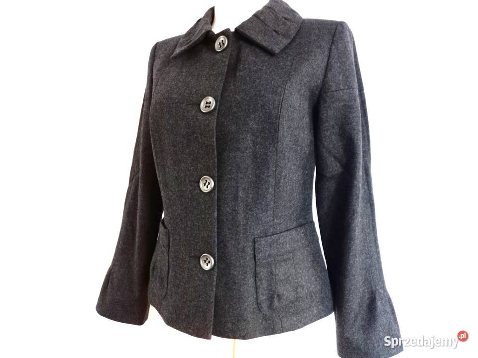 ŻAKIET szary Baskinka r 3840 ciepły NOWY Białystok sprzedam