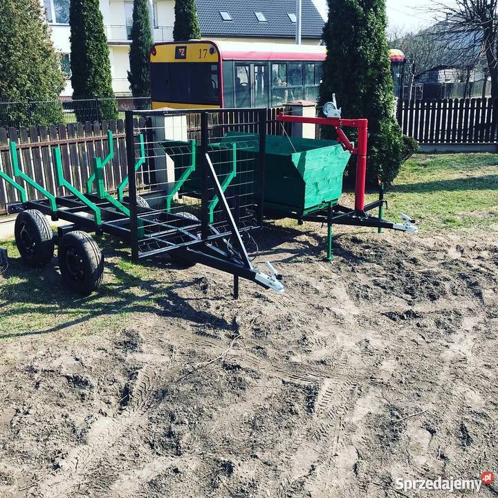 Przyczepa przyczepka leśna z hamulcem do sprzedam