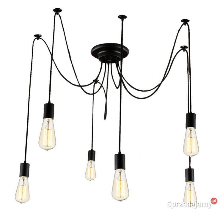 Lampa sufitowa żyrandol pająk Pawłowice