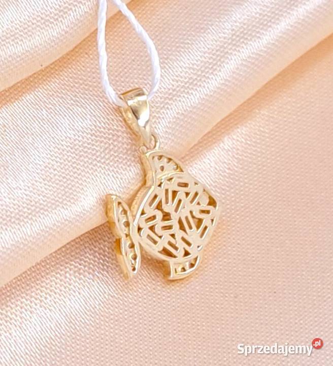 Wisiorek złoty próby 333 Rybka Z537 Poznań sprzedam