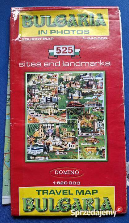 Bułgaria Bulgaria in photos tourist map 1540 000 Kraków