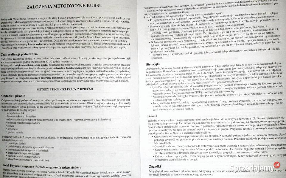 Hocus Pocus 1 Katarzyna Nicholls Chełm sprzedam