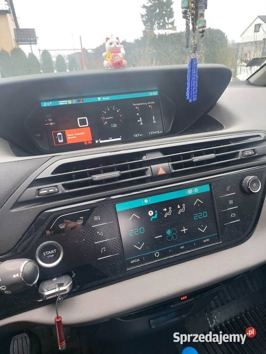 Citroen C4 SpaceTourer 2019 15 HDi welurowa tapicerka Siemiatycze