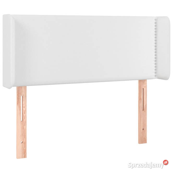 Zagłówek do łóżka z LED biały 83x16x7888 mazowieckie Warszawa