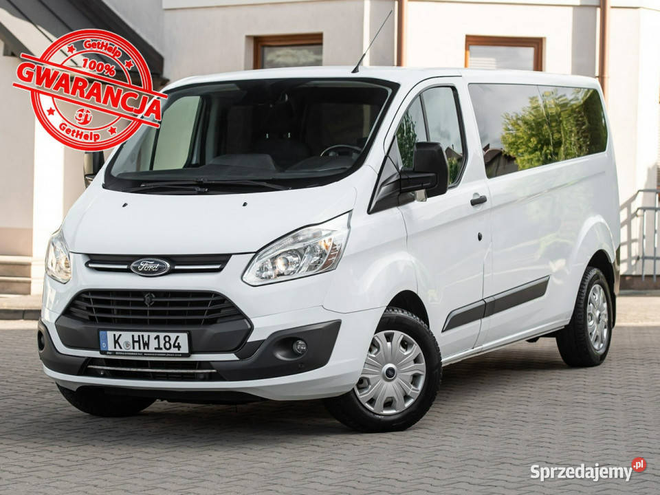 Ford Transit Custom LONG 8 osobowy 20TDCI 130 biały Zwoleń