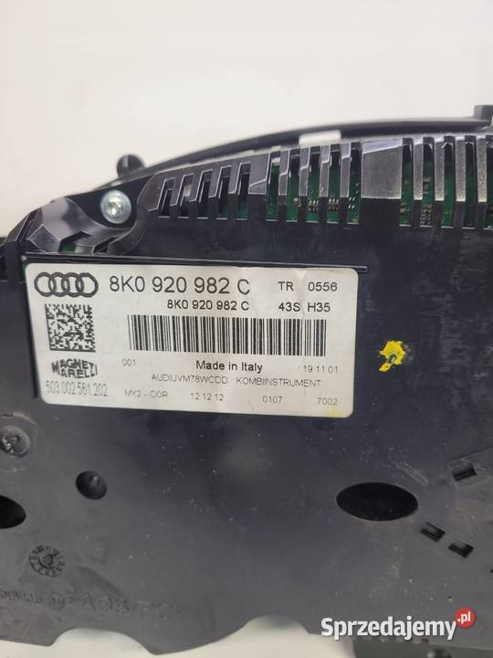 LICZNIK ZEGARY AUDI A4 B8 LIFT 18 20T 8K0920982C Przystajń sprzedam