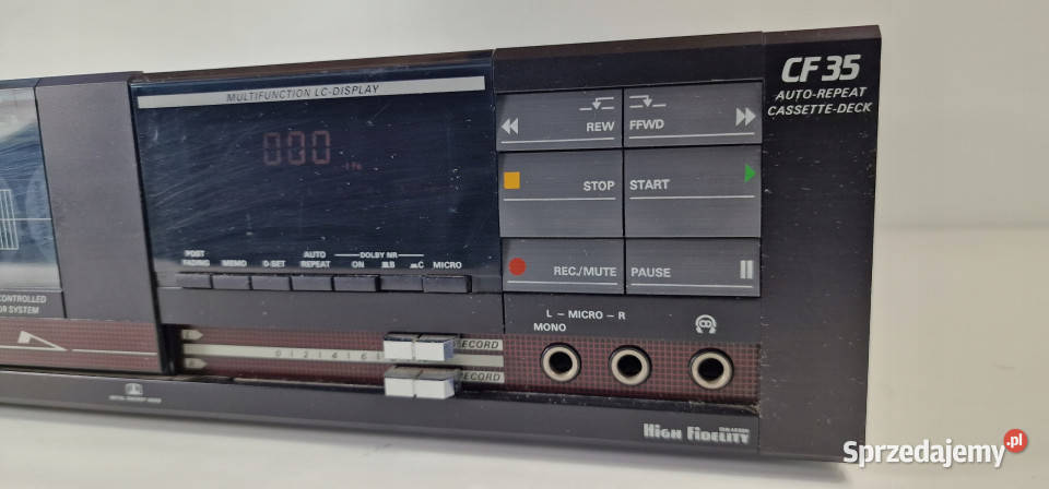 Magnetofon Cassette Deck Grundig CF35 CF 35 Magnetofony Międzychód