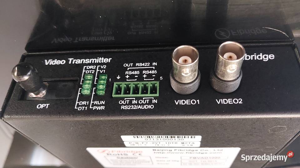 Konwerter światłowodowy FBVAD1000 F72VT1DTRM2TA Wrocław