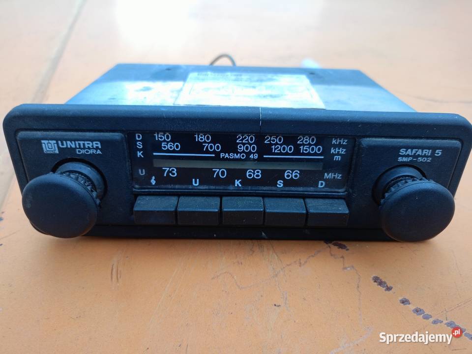 Głośniki UNITRA Tonsil Radio safari polonez fiat Świerczów