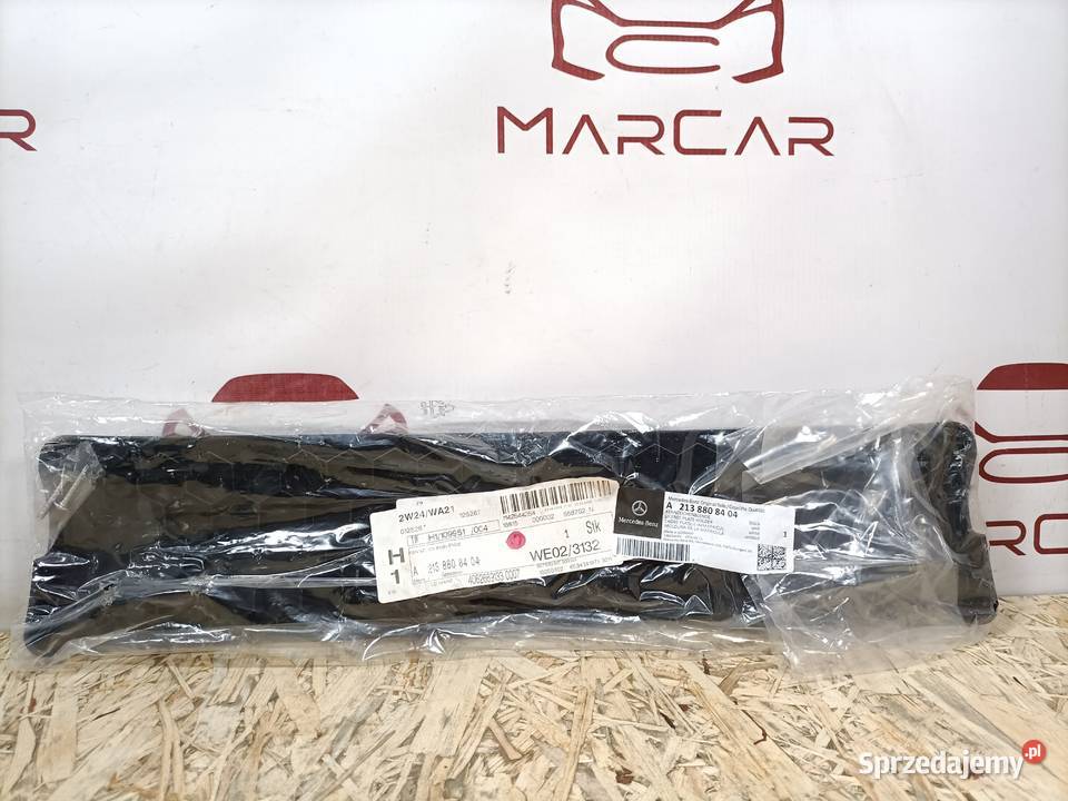 MERCEDES E W213 AMG PODKŁADKA MOCOWANIE TABLICY Karoseria Pleszew